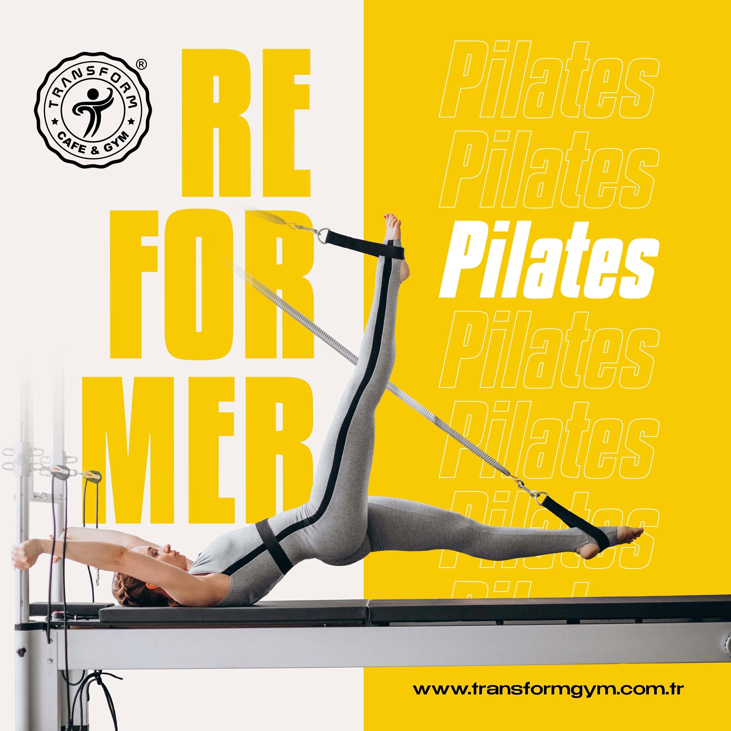 Kadınlar için özel spor programları, Reformer Pilates ve EMS ile destekleniyor. Hem fiziksel hem zihinsel olarak güçlenmek için Transform Gym’e bekliyoruz!